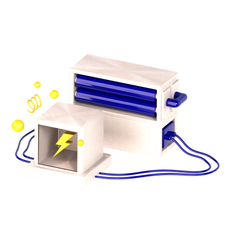 Batterie  3D Icon