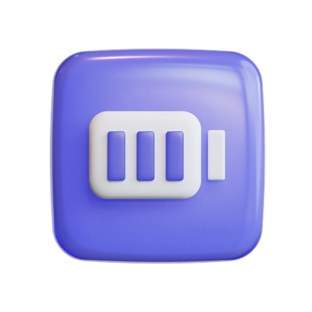 Batterie  3D Icon