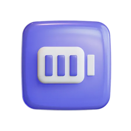 Batterie  3D Icon