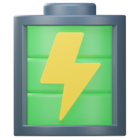 Charge de la batterie  3D Icon