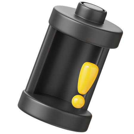 Batterie d'avertissement  3D Icon