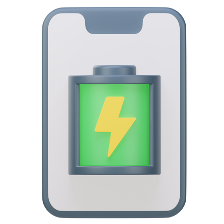 Batterie de téléphone  3D Icon