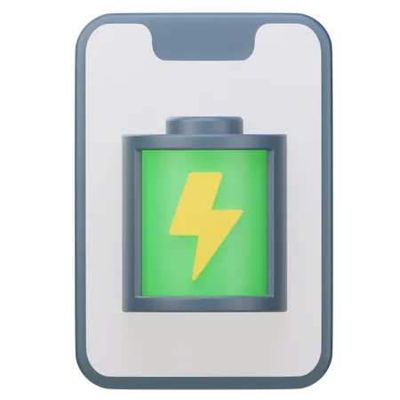 Batterie de téléphone  3D Icon