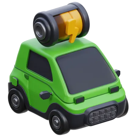 Batterie de voiture électrique moyenne  3D Icon