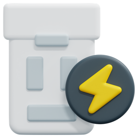 Batterie de drone  3D Icon