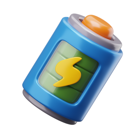 Batterie écologique  3D Icon