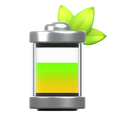 Batterie écologique  3D Icon
