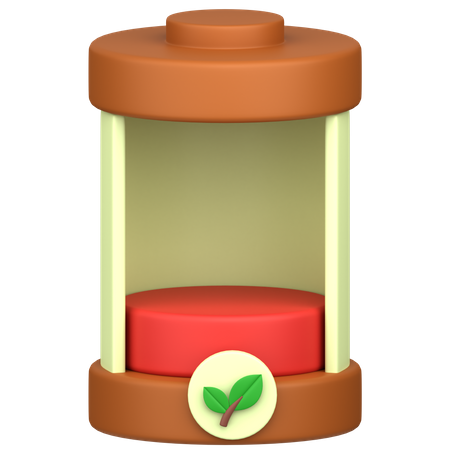 Batterie éco faible  3D Icon