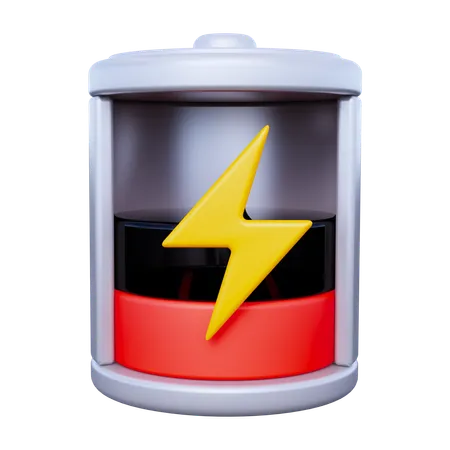 Batterie faible  3D Icon