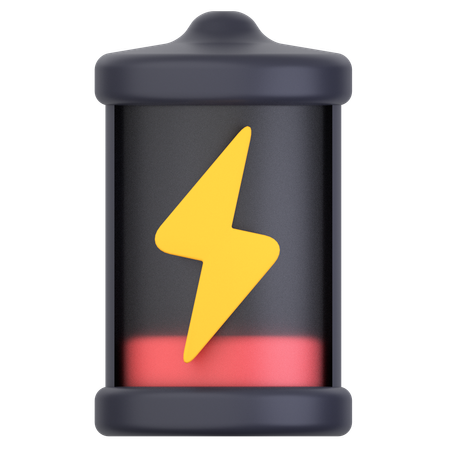 Batterie faible  3D Icon