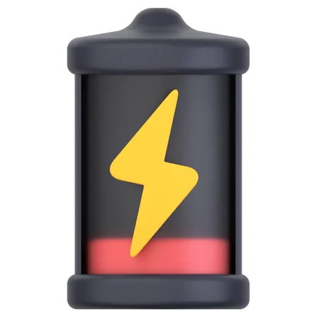 Batterie faible  3D Icon