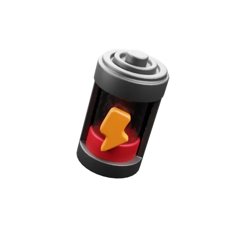 Batterie faible  3D Icon