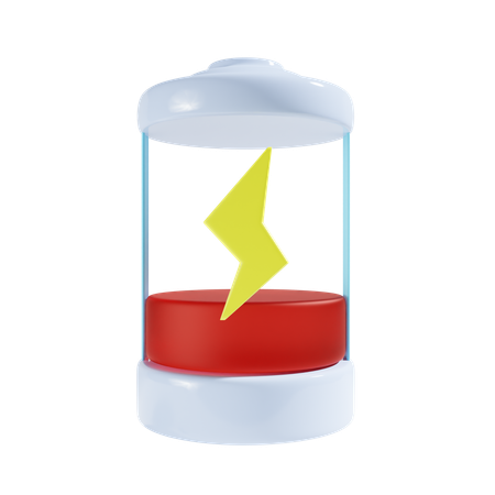 Batterie faible  3D Icon