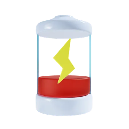 Batterie faible  3D Icon