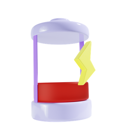 Batterie faible  3D Icon