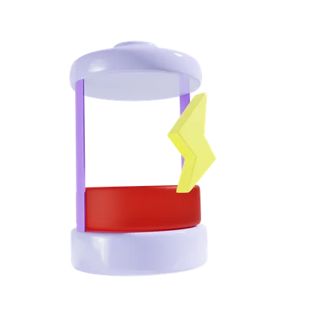 Batterie faible  3D Icon