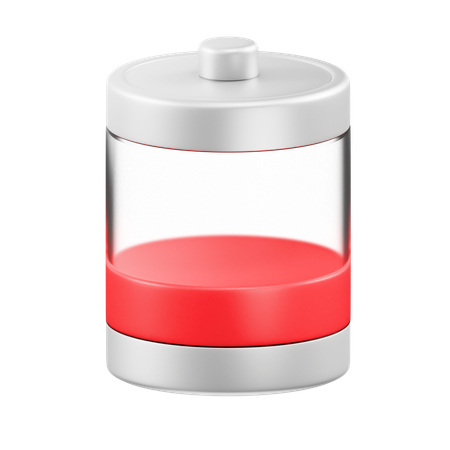 Batterie faible  3D Icon