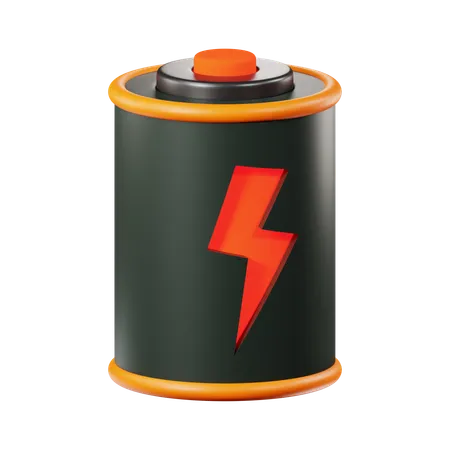 Batterie faible  3D Icon