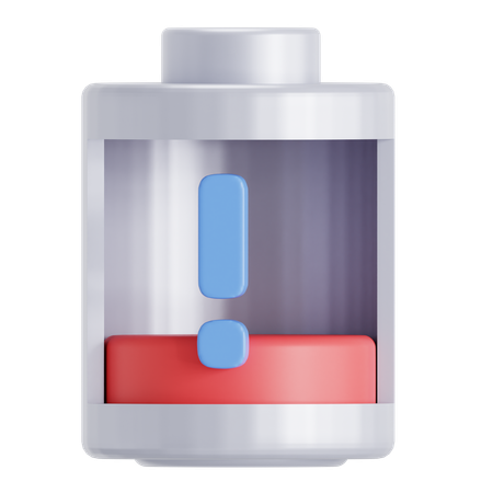 Batterie faible  3D Icon