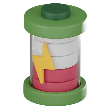 Batterie faible  3D Icon