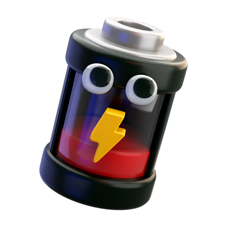 Batterie faible  3D Icon