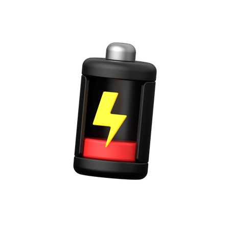 Batterie faible  3D Icon