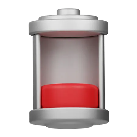 Batterie faible  3D Icon