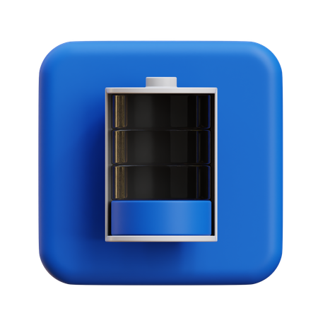 Batterie faible  3D Icon