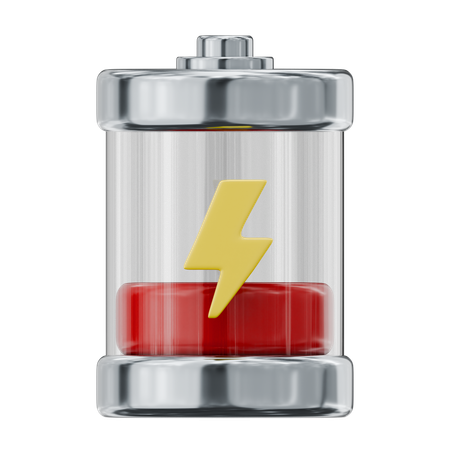 Batterie faible  3D Icon