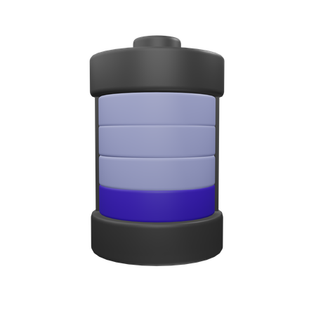 Batterie faible  3D Icon