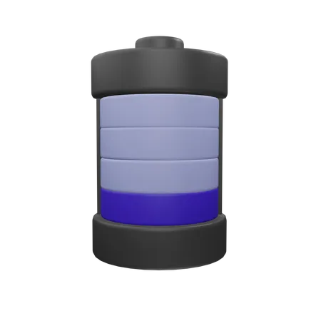 Batterie faible  3D Icon