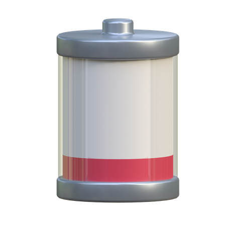 Batterie faible  3D Icon