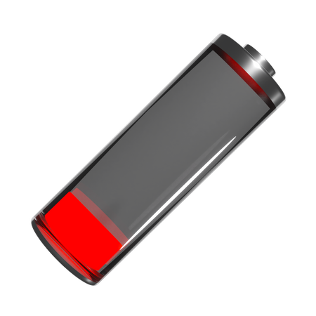 Batterie faible  3D Icon