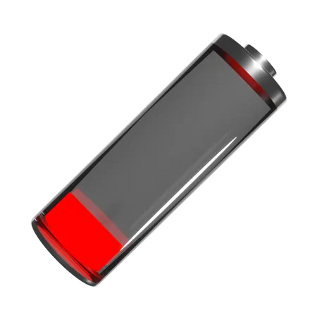 Batterie faible  3D Icon