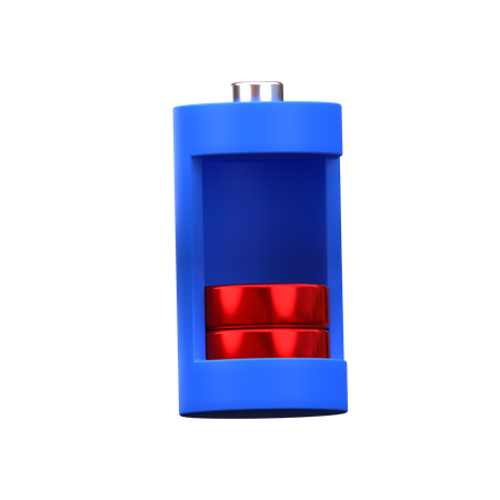 Batterie faible  3D Icon