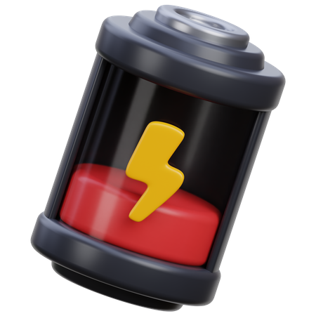 Batterie faible  3D Icon