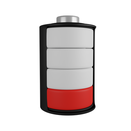 Batterie faible  3D Icon