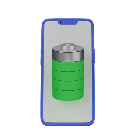 Batterie mobile  3D Icon