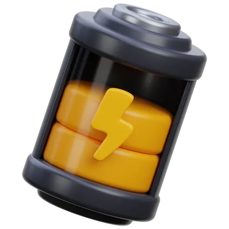 Batterie moyenne  3D Icon