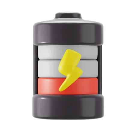 Batterie vide  3D Icon