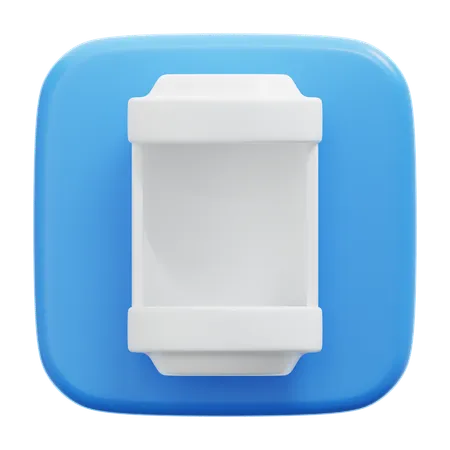 Batterie vide  3D Icon