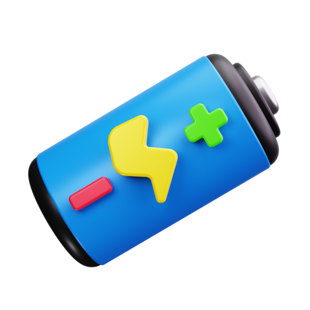 Batterie, Energie, elektrisch, Leistung, Elektrizität, Batteriestatus, Batterie  3D Icon