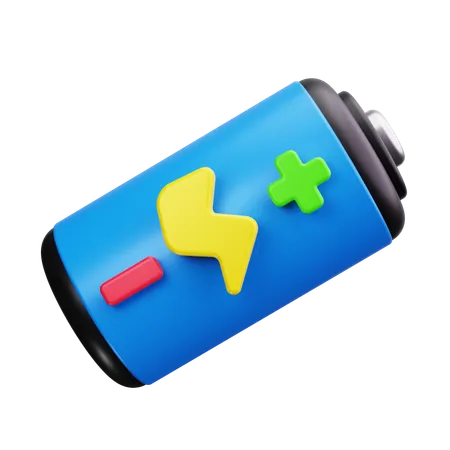 Batterie, Energie, elektrisch, Leistung, Elektrizität, Batteriestatus, Batterie  3D Icon