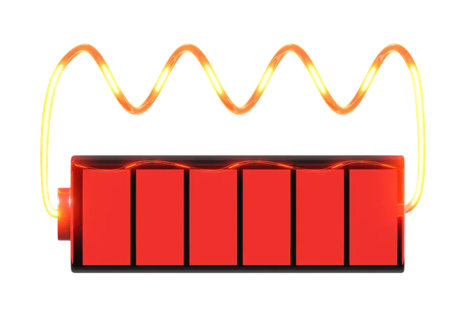 Akku-Ladung  3D Icon