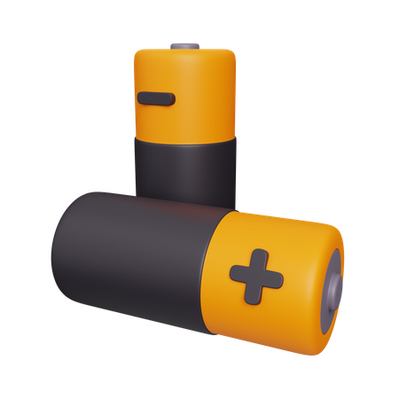 Batterien  3D Icon