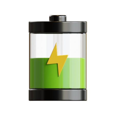 電池  3D Icon
