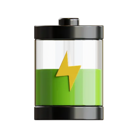 電池  3D Icon