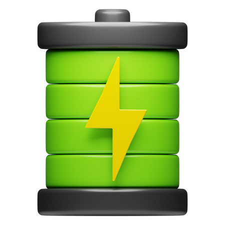 電池  3D Icon