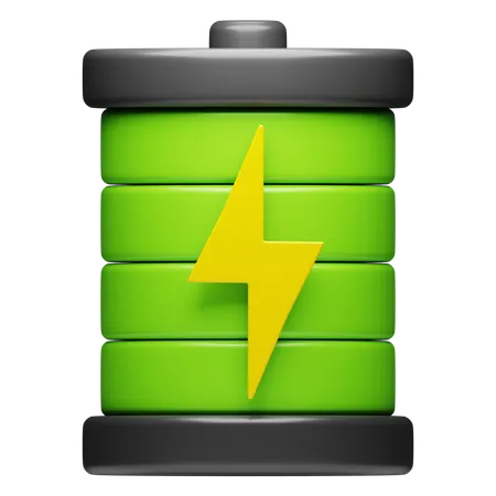 電池  3D Icon