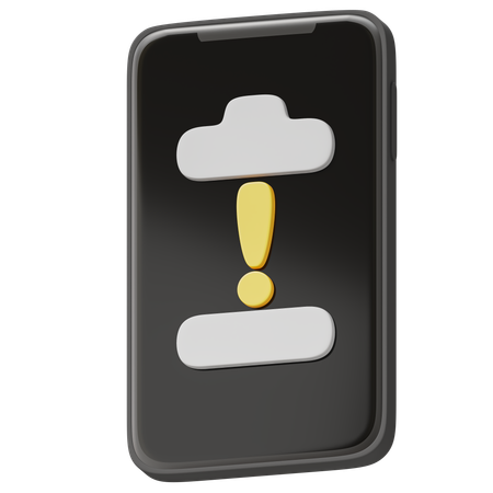 Batteriewarnung  3D Icon